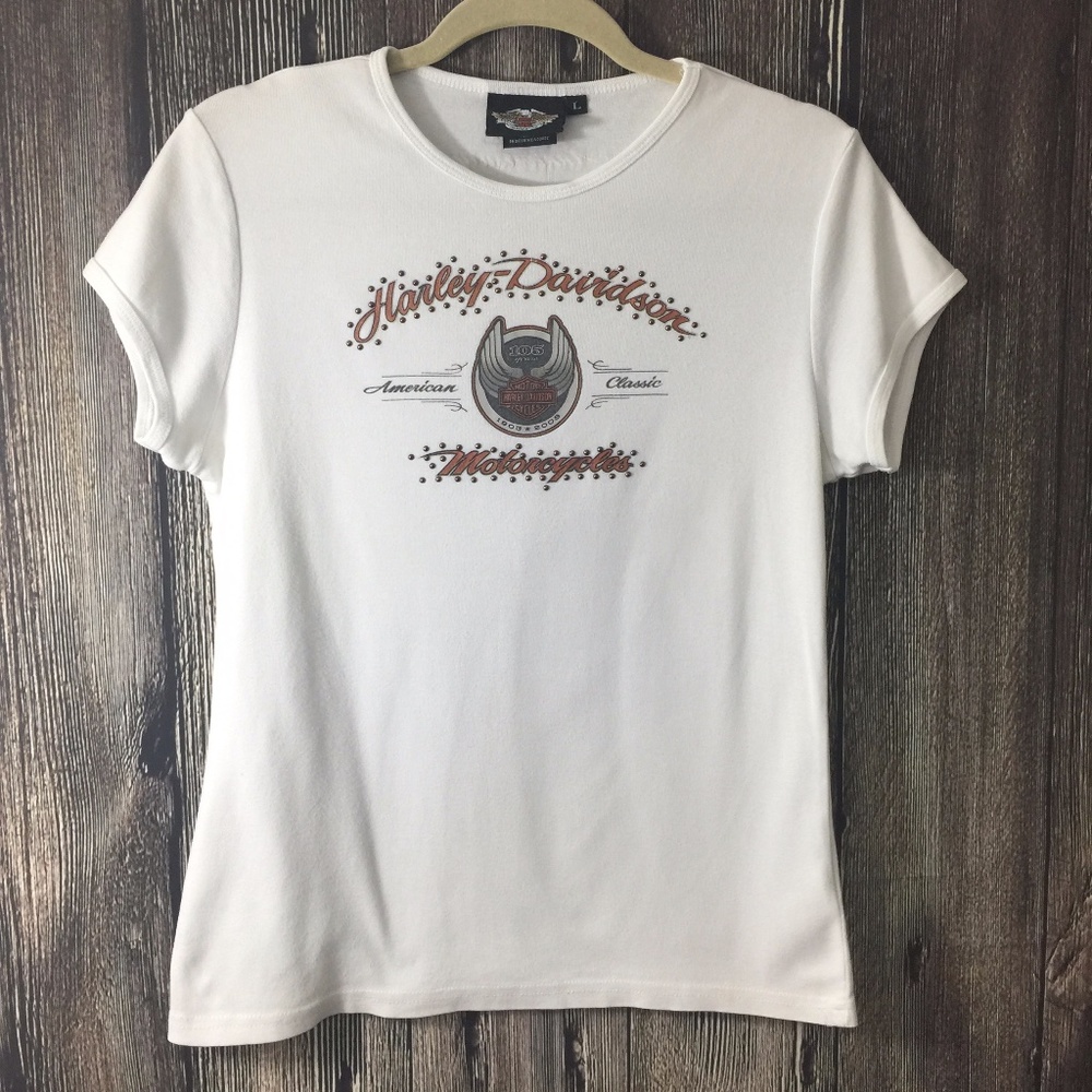 Harley Davidson Tee Bling  Large 🌸 G6